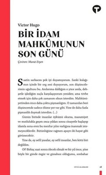 Bir İdam Mahkumunun Son Günü ürün görseli 1