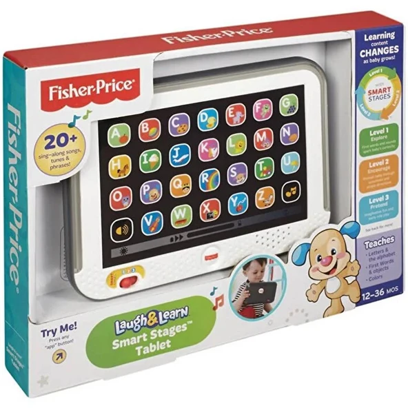 Fisher Price Eğlen ve Öğren Yaşa Göre Gelişim Eğitici Tablet CLK64 ürün görseli 1