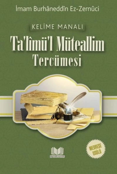 Talimül Müteallim Medrese Usulü Kelime Manalı ürün görseli 1