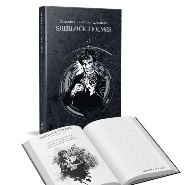 Sherlock Holmes Süresiz Ajanda (Zamansız Yazarlar Serisi) ürün görseli 1