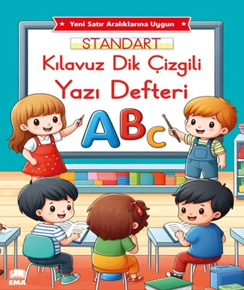 Renkli Standart Kare Çizgili Yazı Defteri A4 Ebat ürün görseli 1