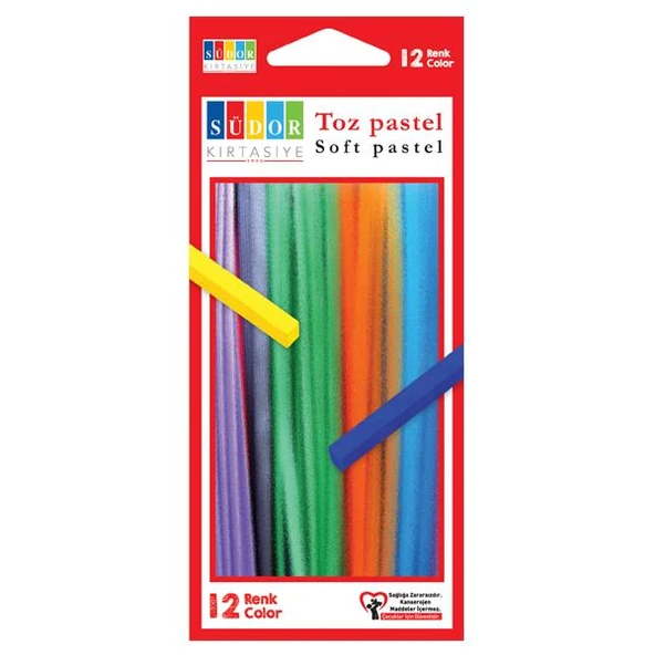 Südor Pastel Boya Toz 12 Renk BS97 ürün görseli 1