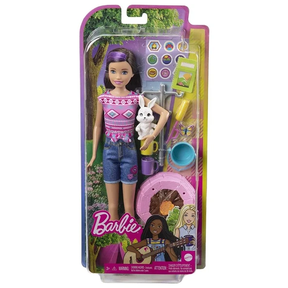 Barbie Nin Kız Kardeşleri Kampa Gidiyor Oyun Seti HDF69 ürün görseli 1