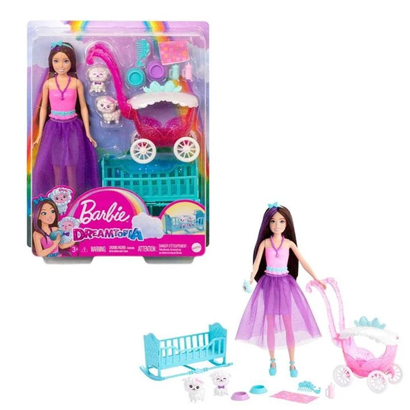 Barbie Dreamtopia Bebek ve Aksesuarları HLC29 ürün görseli 1