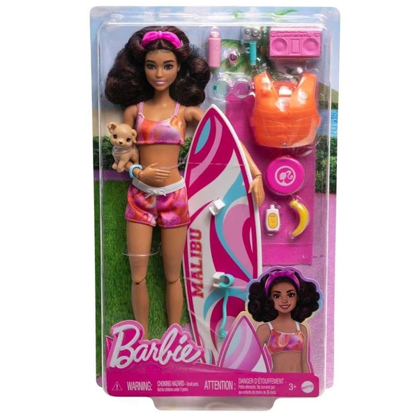 Barbie Sörf Yapıyor Oyun Seti HPL69 ürün görseli 1