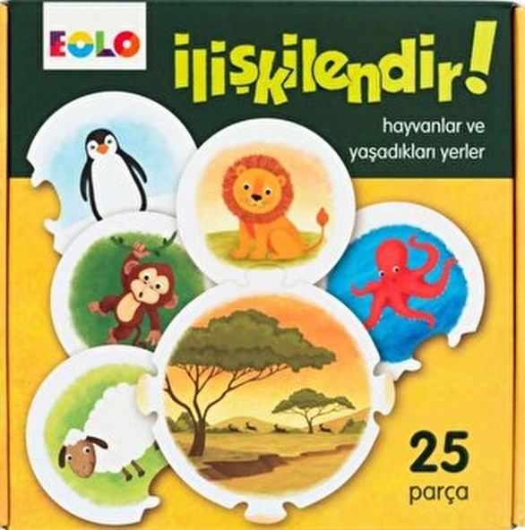 İlişkilendir!-Hayvanlar ve Yaşadıkları Yerler ürün görseli 1