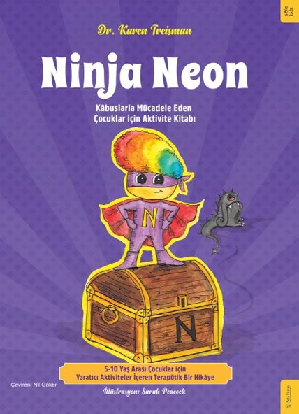 Ninja Neon Kâbuslarla Mücadele Eden Çocuklar için Aktivite Kitabı ürün görseli 1