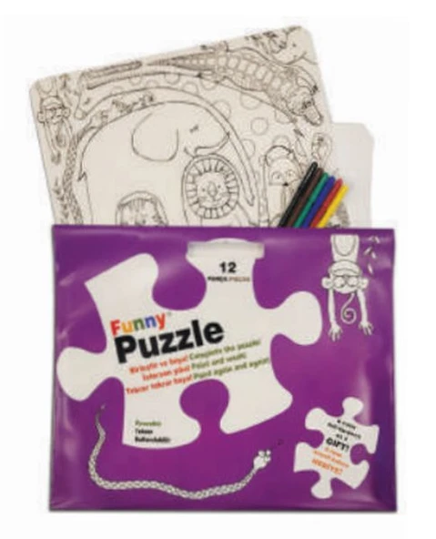 Funny Mat Puzzle - Sevimli Dostlar 30x40cm ürün görseli 1