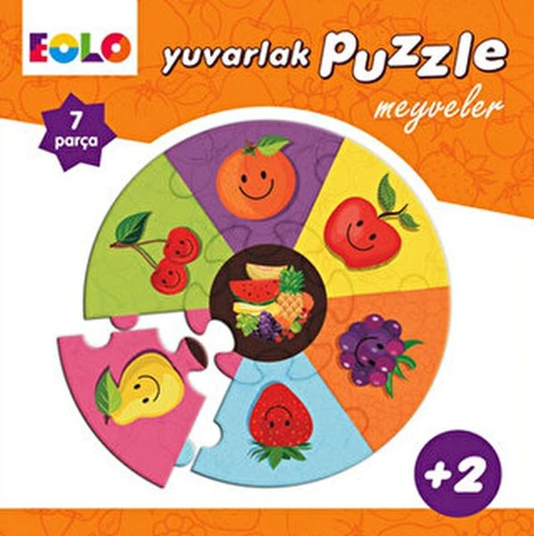 Yuvarlak Puzzle-Meyveler ürün görseli 1