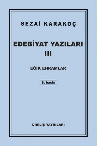 Edebiyat Yazıları 3 - Eğik Ehramlar ürün görseli 1