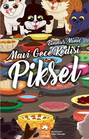 Mavi Gece Kedisi Piksel (Yeni Baskı) ürün görseli 1