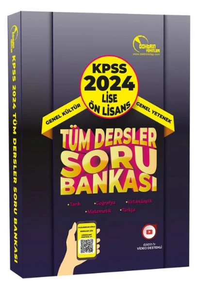 Doktrin Yayınları 2024 KPSS Lise Önlisans Tüm Dersler Tek Kitap Soru Bankası ürün görseli 1