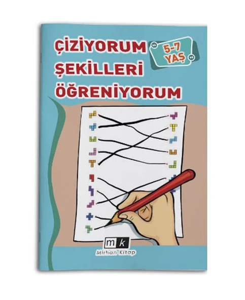 Çiziyorum Şekilleri Öğreniyorum 5-7 Yaş ürün görseli 1