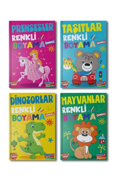 Renkli Boyama 10 set+1 Set (44 Kitap) ürün görseli 1