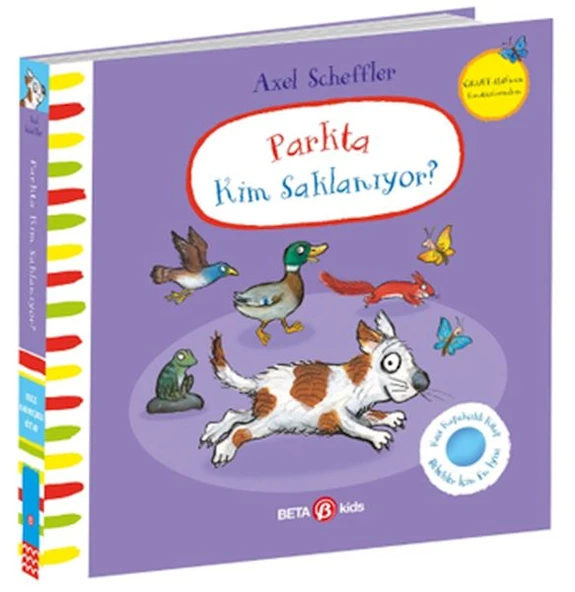 Parkta Kim Saklanıyor-Alex Scheffler (Keçe Kapakçıklı Kitap) ürün görseli 1