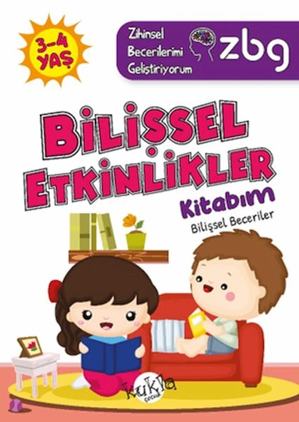 ZBG 3-4 Yaş Bilişsel Etkinlikler Kitabım ürün görseli 1