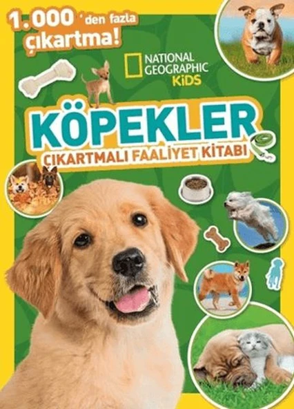 National Geographic Kids Köpekler Çıkartmalı Faaliyet Kitabı ürün görseli 1