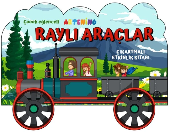 Taşıtlar Serisi - Raylı Araçlar Çıkartmalı Etkinlik Kitabı ürün görseli 1