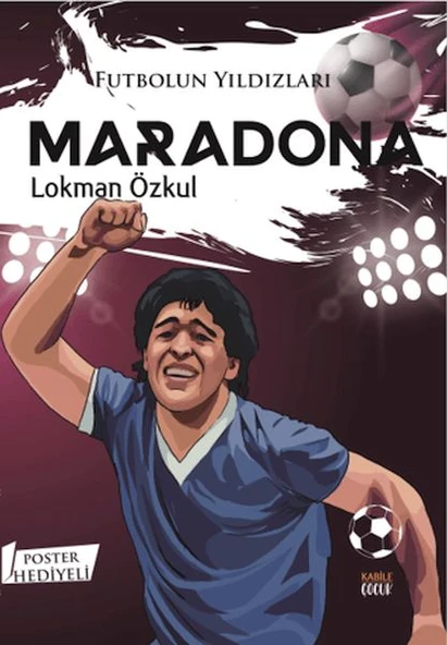 Futbolun Yıldızları Maradona (Poster Hediyeli) ürün görseli 1