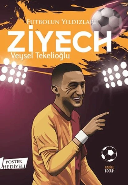 Futbolun Yıldızları Ziyech (Poster Hediyeli) ürün görseli 1