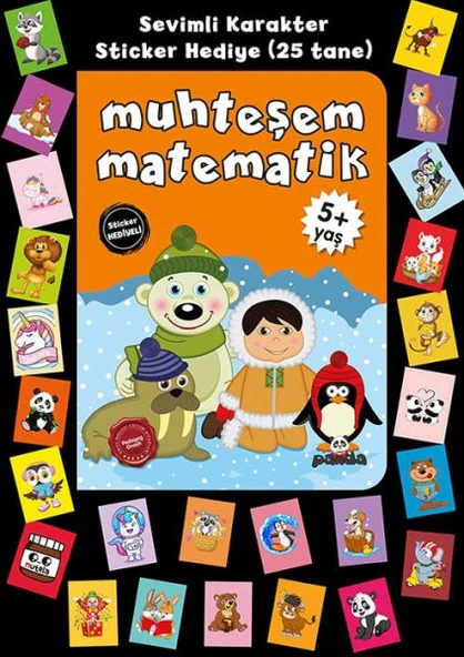 Stickerlı 5+ Yaş Muhteşem Matematik ürün görseli 1
