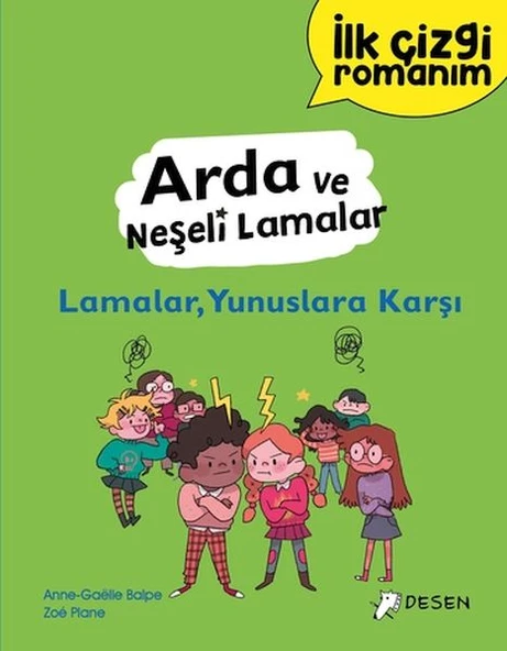 İlk Çizgi Romanım - Arda ve Neşeli Lamalar: Lamalar, Yunuslara Karşı ürün görseli 1