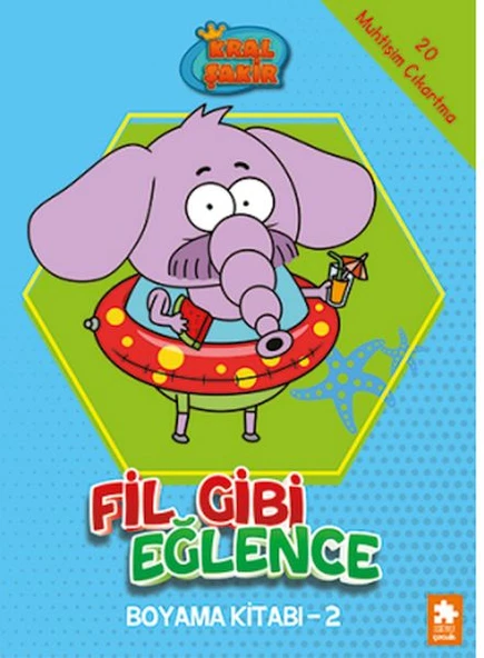 Kral Şakir Fil Gibi Eğlence Boyama Kitabı- 2 ürün görseli 1