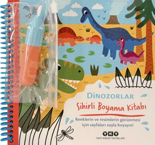 Sihirli Boyama Kitabı - Dinozorlar ürün görseli 1