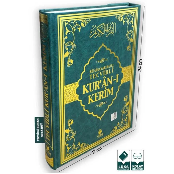 Tecvidli Kuran-ı Kerim Orta Boy ürün görseli 1