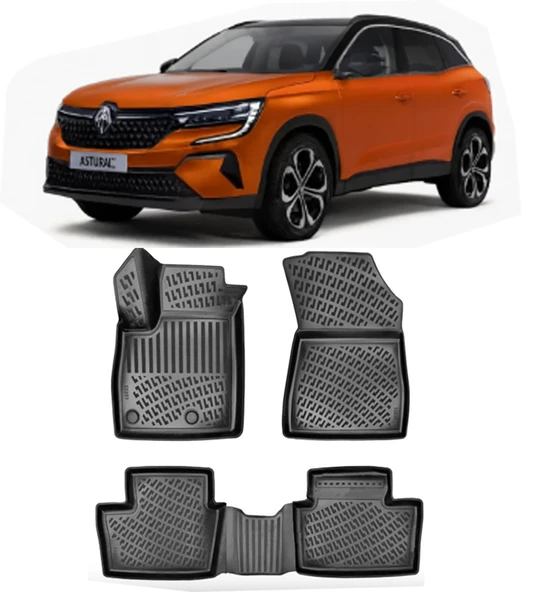 Renault Austral MILD HYBRID 23- BTM 3D Havuzlu Paspas ürün görseli 1