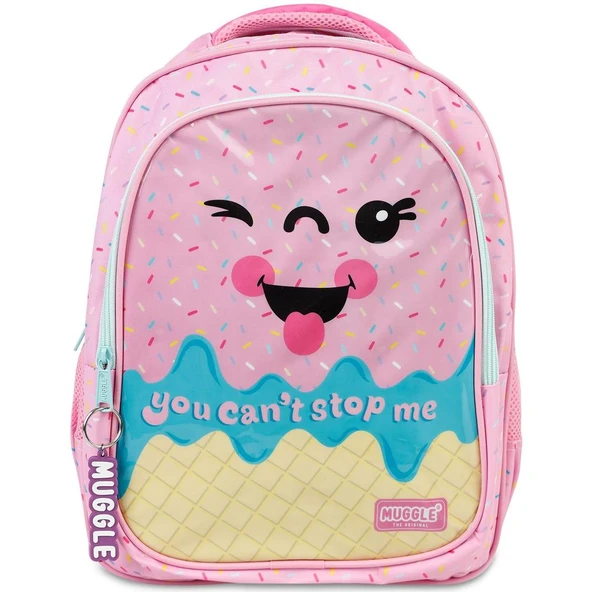 Muggle Okul Çantası Pink Ice Cream Pembe Mu-8652 ürün görseli 1