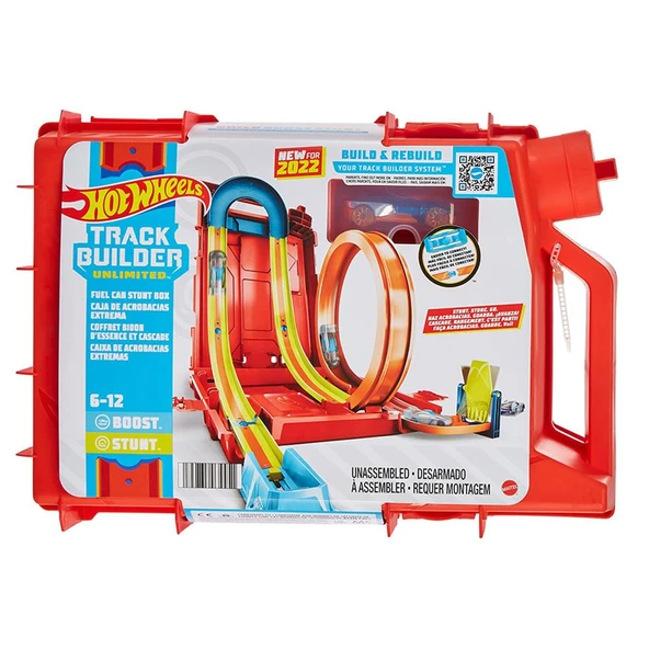 Hot Wheels Track Builder Benzin Bidonu Akrobasi Seti ürün görseli 1