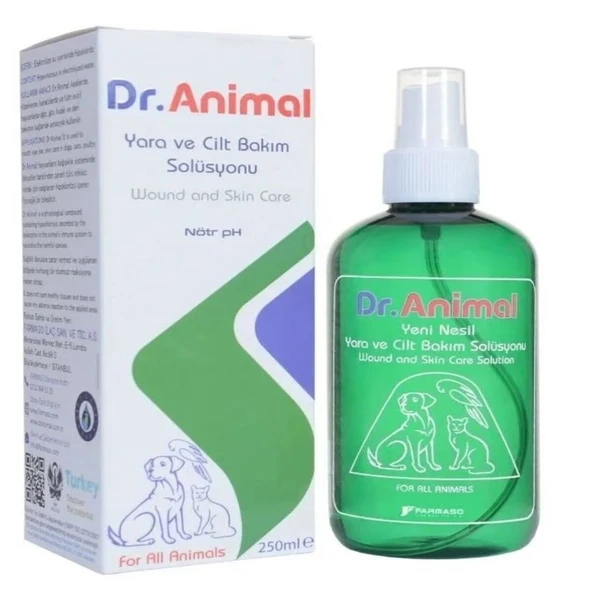 Dr. Animal 250 ml (Ekonomik Boy) Kedi & Köpek Göz, Kulak, Ağız ve Pati Temizleme Solüsyonu ürün görseli 1