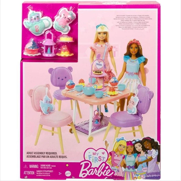 Barbie My First İlk Bebeğim Çay Partisi Oyun Seti HMM65 ürün görseli 1