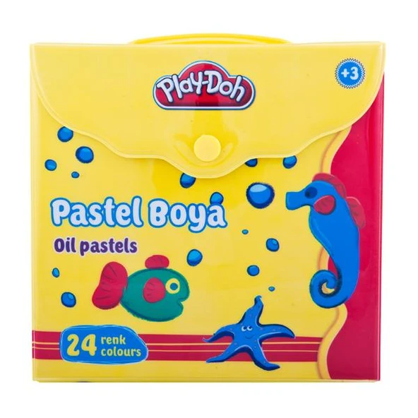 Play-Doh Pastel Boya Çantalı 24 Renk PLAY-PA007 ürün görseli 1
