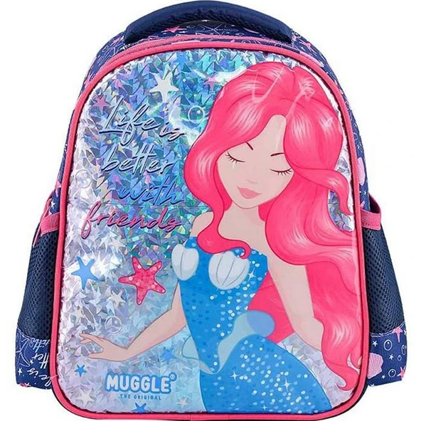 Muggle Anaokul Çantası Marmaid Lacivert Mu-3663 ürün görseli 1