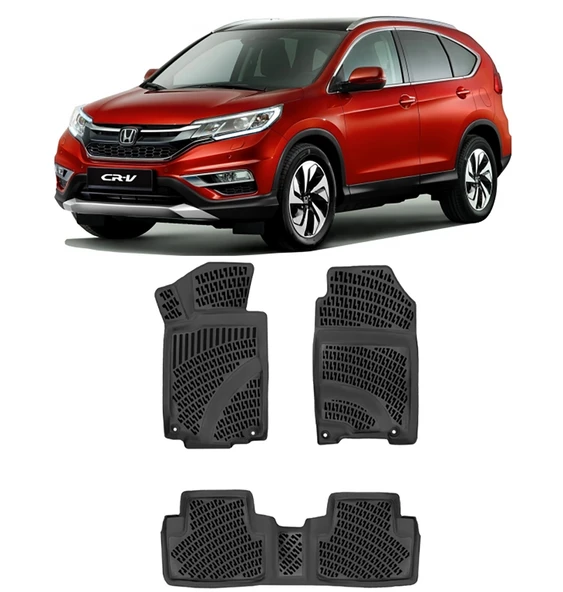 Honda CRV 2013-2017 BTM 3D Havuzlu Paspas ürün görseli 1