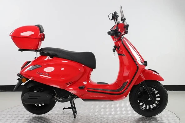 Mondial 125 Lungo Scooter Motosiklet Gri 2026 - MondiMotor ürün görseli 1