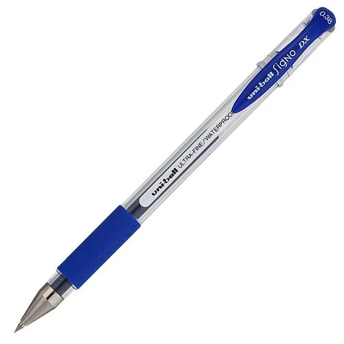 Uni-Ball Um-151 Roller Kalem Signo Dx Jel Bilye Uç 0.38 Mm Mavi (12 Li Kutu) ürün görseli 1