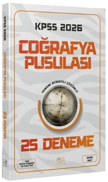 2026 KPSS Coğrafya Pusulası 25 Deneme CBA Yayınları ürün görseli 1