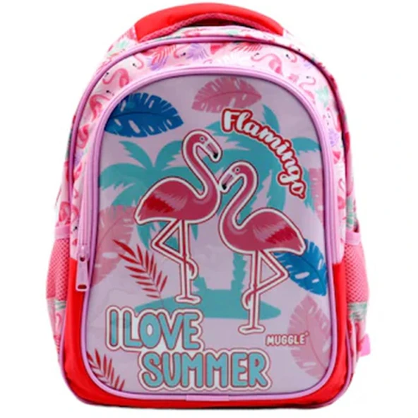 Muggle Okul Çantası Flamingo Rose Mu-7211 ürün görseli 1
