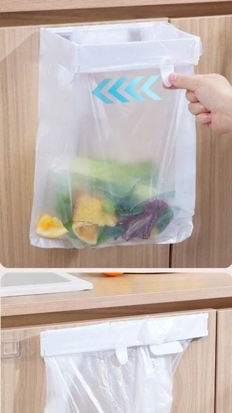 Kendinden Yapışkanlı Katlanabilir Çöp Poşeti Tutucu Aparat P114965S9984 ürün görseli 1