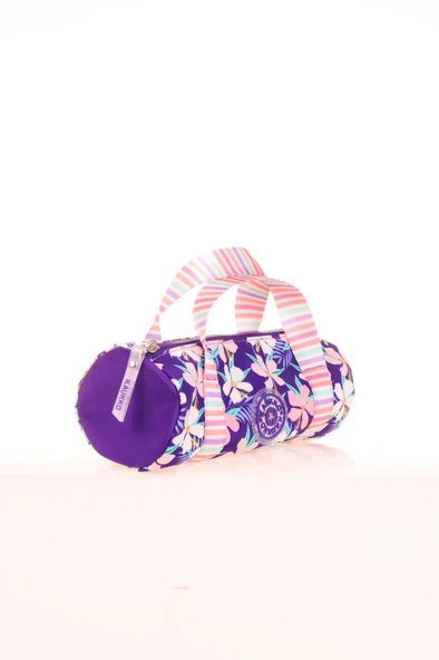 Kaukko Travel Double Strıpe Kalem Çantası (purple) ürün görseli 1