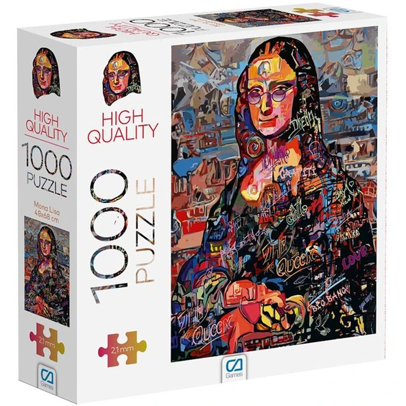 Ca Games Puzzle 1000 Parça Mona Lisa Ca.7022 ürün görseli 1