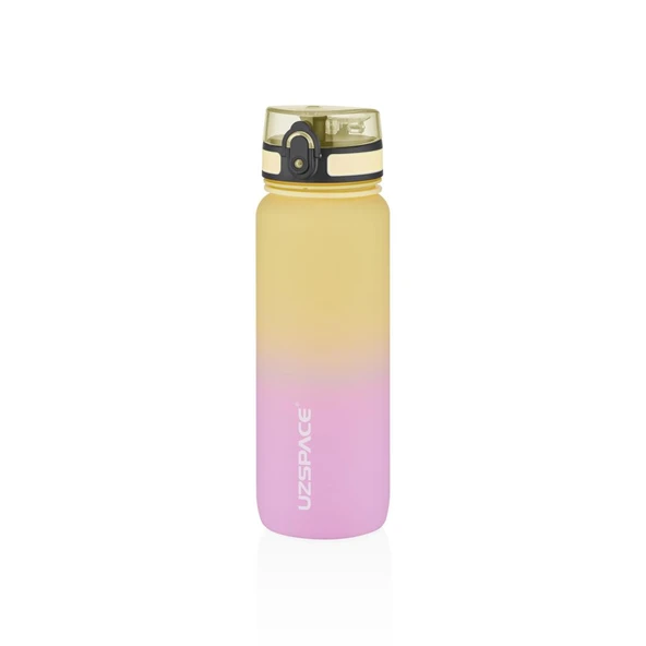 Vagonlife Uzspace 3053 800ml Sarı-Mor Tritan Matara ürün görseli 1