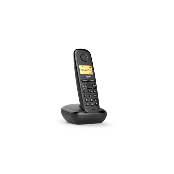 GIGASET A270, Dect Telefon, Siyah, 18 Saat Konuşma, 200 Saat Bekleme, 80 Kişilik Rehber ürün görseli 1