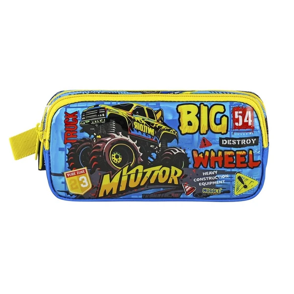 Muggle Kalem Çantası Bıg Wheel Koleksiyonu Mu-9118 ürün görseli 1