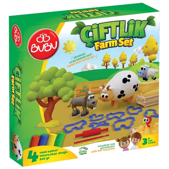 Bu-Bu Oyun Hamuru Seti Çiftlik (M) BUBU-OH0017 ürün görseli 1