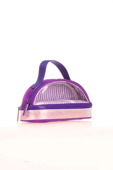 Kaukko Kalem Çantası Crescent Magıc Dreams Leather Purple K2682 ürün görseli 1