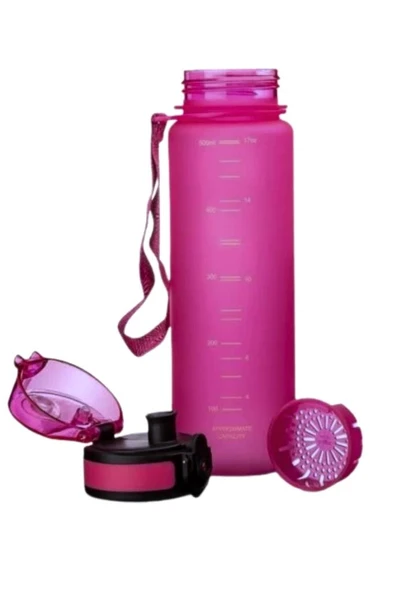 Vagonlife Uzspace 3037 650ml Fuşya Tritan Matara ürün görseli 1